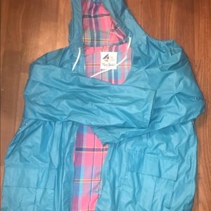 Misty Harbor Rain Jacket Womens Blue/Aqua Color